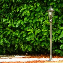 Hofstein Wegeleuchte Ribadeo Schwarz-Gold, 1-flammig, Bewegungsmelder -Außenleuchten Verkäufe wegeleuchte ribadeo h169187 3