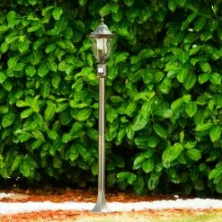 Hofstein Wegeleuchte Ribadeo Schwarz-Gold, 1-flammig, Bewegungsmelder -Außenleuchten Verkäufe wegeleuchte ribadeo h169187 5