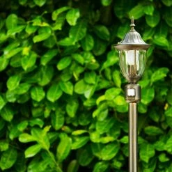 Hofstein Wegeleuchte Ribadeo Schwarz-Gold, 1-flammig, Bewegungsmelder -Außenleuchten Verkäufe wegeleuchte ribadeo h169187 7