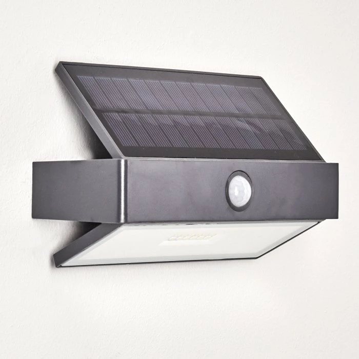 Hofstein Wiborg Solar-Außenwandleuchte LED Anthrazit, 1-flammig, Bewegungsmelder 17 Hofstein Wiborg Solar-Außenwandleuchte LED Anthrazit, 1-flammig, Bewegungsmelder – Bild 17