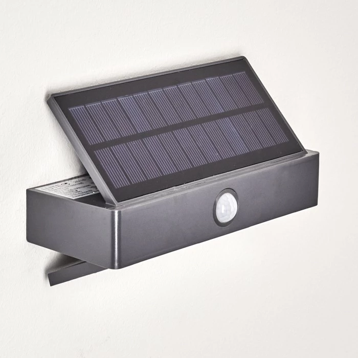 Hofstein Wiborg Solar-Außenwandleuchte LED Anthrazit, 1-flammig, Bewegungsmelder 6 Hofstein Wiborg Solar-Außenwandleuchte LED Anthrazit, 1-flammig, Bewegungsmelder – Bild 6