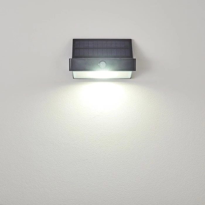 Hofstein Wiborg Solar-Außenwandleuchte LED Anthrazit, 1-flammig, Bewegungsmelder 7 Hofstein Wiborg Solar-Außenwandleuchte LED Anthrazit, 1-flammig, Bewegungsmelder – Bild 7