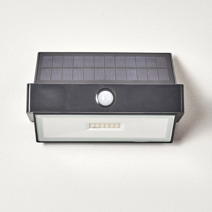 Hofstein Wiborg Solar-Außenwandleuchte LED Anthrazit, 1-flammig, Bewegungsmelder 9 Hofstein Wiborg Solar-Außenwandleuchte LED Anthrazit, 1-flammig, Bewegungsmelder – Bild 9